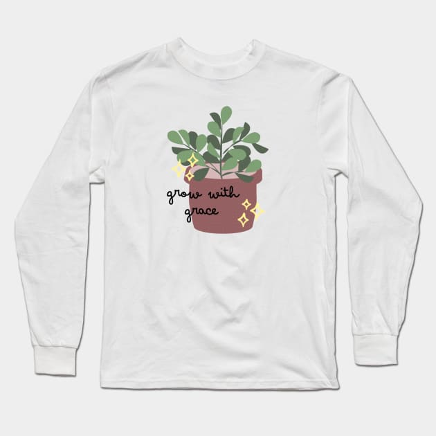 Grow with Grace Long Sleeve T-Shirt by CarolineTherese